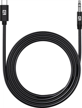 Кабель ArmorStandart USB Type-C Male to 3.5mm (mini-Jack) Male 1 m Black (ARM76888)