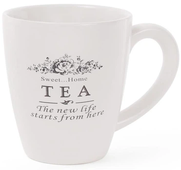 Кружка керамическая Sweet Home TEA 300мл (большая чайная чашка) (BD-875-349)