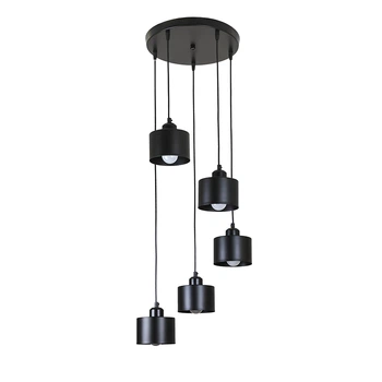 Люстра підвісна Levistella 752187F-5 BK (300) чорна