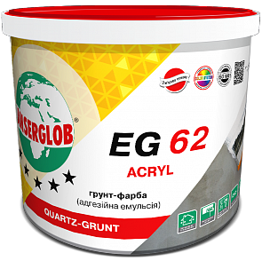 Емульсія адгезійна акрилова грунт-фарба Anserglob EG-62, 1,7л/2,5 кг