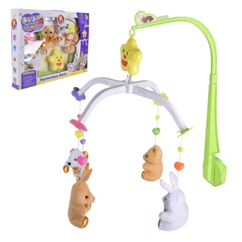 Мобіль Star Toys музичний, з м'якими іграшками D062