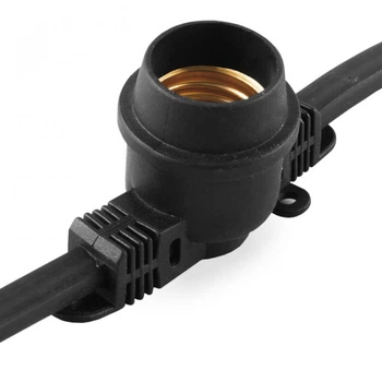 Вулична гірлянда Feron CL50-13 "Белт-лайт" 230 V 20*Е27 10 м black