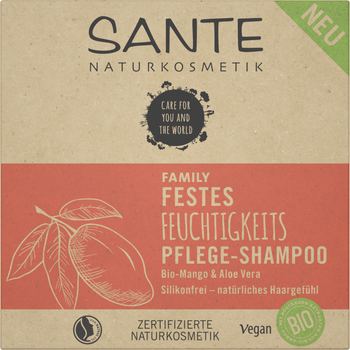 Szampon w kostce Sante Aloes i mango do włosów suchych 60 g (4025089085041)