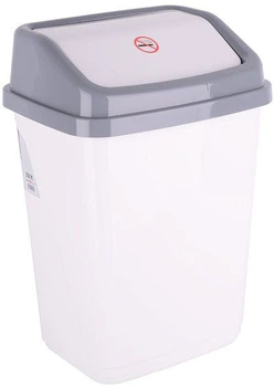Урна для сміття Violet House 0100 WHITE (10л)