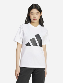 Футболка хлопковая женская Adidas W Bl Sj T JC5728 S White/Black (4067891020940) 