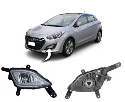 Противотуманная фара ПТФ туманка DEPO на HYUNDAI i30 без ламп H8 12-16 левая Хендай ай 30 АМ0051570