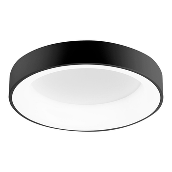 Стельова LED люстра 50W з пультом VELMAX круглої форми 3000K-6500K чорна IP20 V-СL-VERONA-R