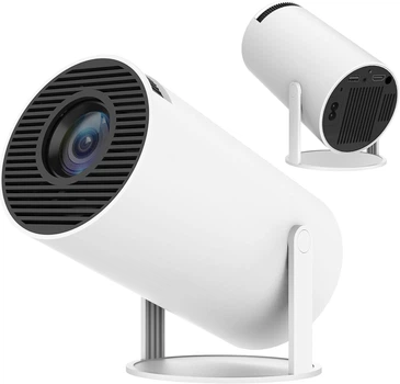 Мини-портативный проектор HIPPUS HY300 4K, видеопроектор 200 ANSI с Wi-Fi 6, BT 5.0, 130 дюймов, поворотный на 180 градусов Б/В