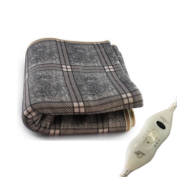Простынь электрическая Electric Blanket 150х170см (клетчатая, серая)