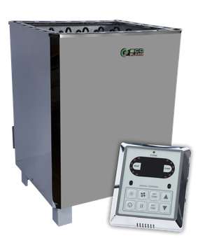 Електрокаменка EcoFlame SAM D-12 12 кВт + пульт CON6 для бани и сауны