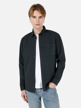 Рубашка хлопковая мужская Colin's CL1066942ANT XL Anthracite (8684112057422)
