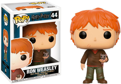 Фігурка Funko Pop! Harry Potter Ron Weasley with Scabbers 9 см (889698149389)