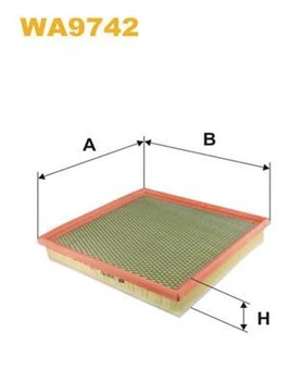 Фильтр воздуха WIX FILTERS 051/9 = WA9742 WIX Filters (WA9742)
