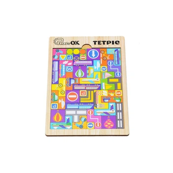 Развивающая деревянная игрушка "Тетрис Транспорт" PuzzleOK Puz-22922
