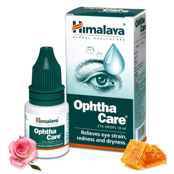 Натуральная добавка Оптакейр Хималая 10мл краплі для очей Opthacare Himalaya від втоми