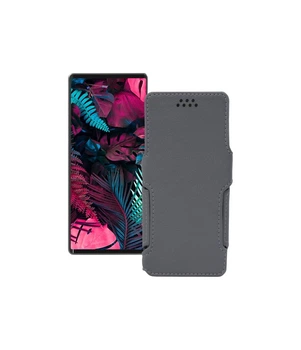 Чохол-книжка з екошкіри для телефону LG Wing 5G Сірий