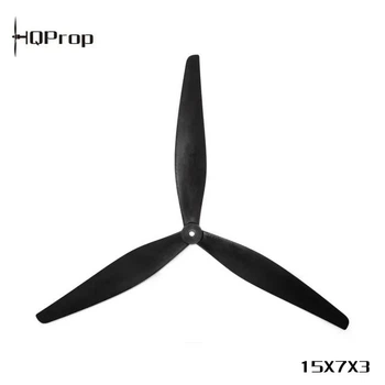 Пропелери HQProp 15X7X3 на 3 лопаті Black-Glass Fiber Reinforced Nylon