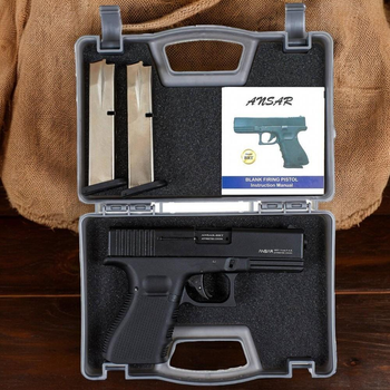 Стартовий сигнальний пістолет Ansar Glock + додатковий магазин