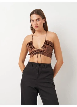 Топ H&M S Коричневий 0-2345