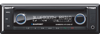 Автомагнітола Blaupunkt Bamberg 470 DAB BT - автомагнітола з функціями DAB / Bluetooth / CD / MP3 / USB для автомобіля.
