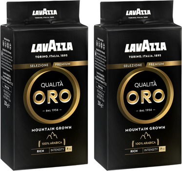 Kawa mielona Lavazza Qualita Oro Mountain Grown 2 x 250 g (8000070029996/2)