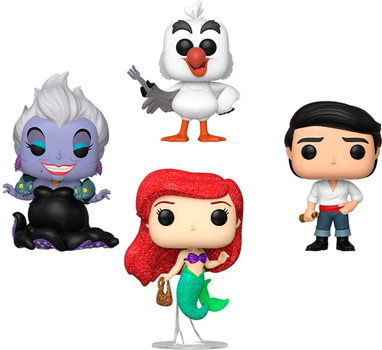 Набір фігурок Funko Pop! Disney Little Mermaid Exclusive 4 шт (889698691109)