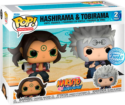 Zestaw figurek Funko Pop! Animation Naruto Shippuden Hashirama and Tobirama Exclusive 9 cm 2 szt (889698631372)