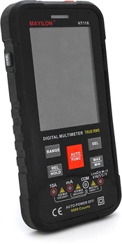 Мультиметр Mayilon HT-116, измерения: V, A, R, C, F, T (YT32222)