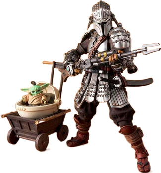 Фігурка Hasbro Star Wars Ronin Mandalorian Beskar Armor & Grogu 18 см (4573102620934)