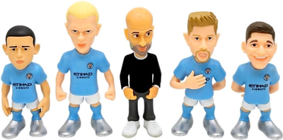 Zestaw figurek Minix Manchester City 5 szt (8436605117652)