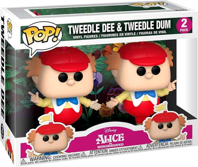 Zestaw figurek Funko Pop! Disney Alice in Wonderland 70th Tweedle Dee and Dum 9 cm 2 szt (889698557382)