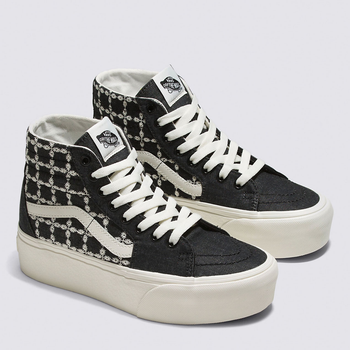 Tenisówki damskie materiałowe na platformie za kostkę Vans Sk8-Hi VN0A5JMKBMA1 38 (7.5US) 24 cm Czarne (196571309700)