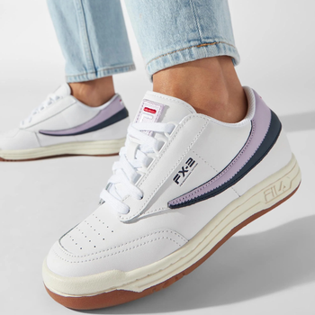 Жіночі снікери Fila Original Tennis '83 FFW0281-13199 39 (8US) 24.5 см Білий/Світло-фіолетовий (8719477766747)