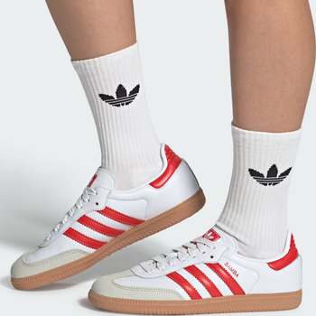 Sneakersy damskie do kostki adidas Originals Samba OG W IF6513 38.5 Białe (4066765920867)