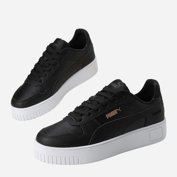 Sneakersy damskie do kostki Puma Carina Street 389390-02 37.5 Czarne (4065452472931)