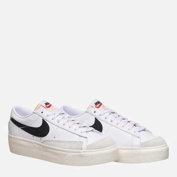 Sneakersy damskie skórzane Nike Blazer Low Platform DJ0292-101 40 (8.5US) 25.5 cm Białe (195237087617)