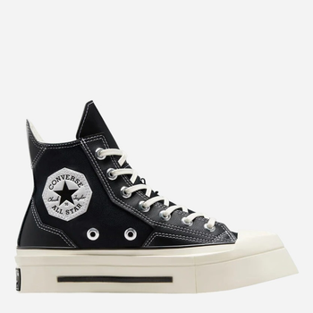 Trampki damskie na platformie Converse Chuck 70 De Luxe Squared Hi A06435C 39 Czarne (194434653830)