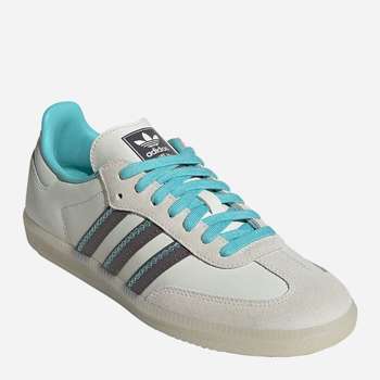 Жіночі кеди низькі adidas Originals Samba OG W IG6048 41.5 (7.5UK) Білий/Бірюзовий (4066759293557)