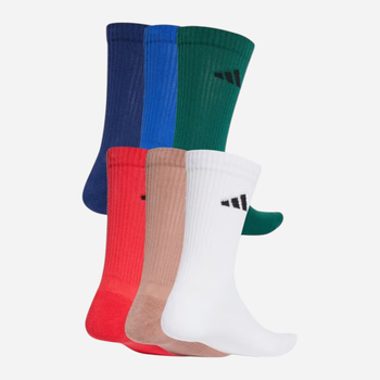 Набор мужских носков с широкой резинкой высоких хлопковых Adidas C Newlogocrw 6P JP1717 M (40-42) 6 пар Royblu/Dkblue/Warcla (4067901905991)