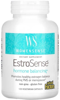 Комплекс Natural Factors WomenSense EstroSense Hormone Balancing 120 вегетарианских капсул (068958049564)