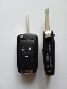 Корпус викидного ключа для OPEL Astra Insignia Zafira Vectra,4 білі кнопки, лезо HU100 (15-05)
