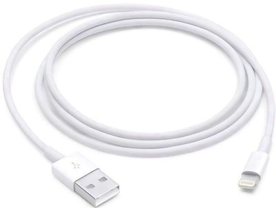 Кабель зарядки для iPhone длиной 1.5 метра с разъемом Apple Lightning to USB для айфона 1.5M шнур для iPad Cable IOS White