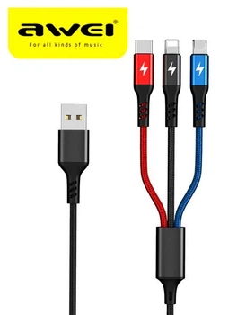 Кабель USB 3в1 AWEI CL-971