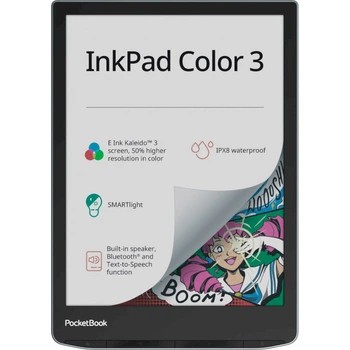 Электронная книжка PocketBook InkPad Color 3 PB743K3 E-Ink Kaleido 3 Quad core IPX8 Stormy Sea