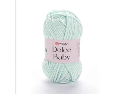 Пряжа YarnArt Dolce Baby м′ятний 100% мікрополіестр 85м 50г 5шт/уп 753