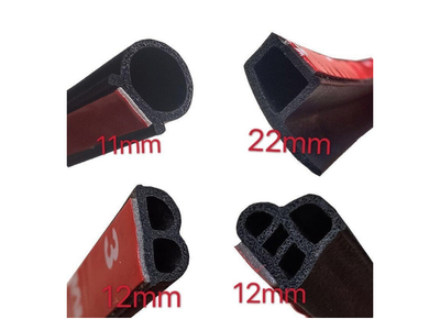 Ущільнювач В-type 12*6мм EPDM 10м