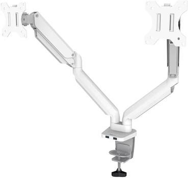  Кронштейн для двох моніторів 32" Fellowes Platinum Series Dual Monitor Arm White (8056301)