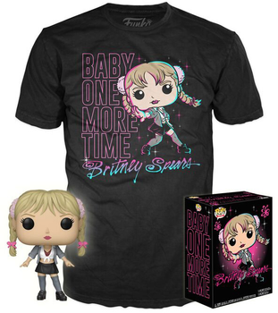 Zestaw prezentowy Funko Pop! & Tee Britney Spears One More Time Exclusive Figurka 9 cm + Koszulka Rozmiar S (889698371148)