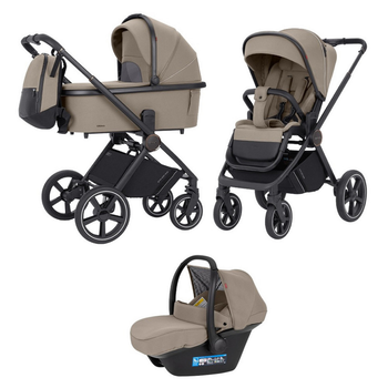 Детская универсальная коляска 3 в 1 Ultimo CRL-6519 CARRELLO CRL-6519 Pearl Beige