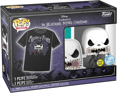 Подарунковий набір Funko Pop! & Tee Nightmare Before Christmas Jack Skellington Exclusive Фігурка 9 см + Футболка Розмір S (889698636285)